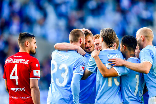 Malmö FFs Markus Rosenberg jublar