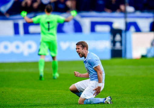 Malmö FFs Anton Tinnerholm jublar