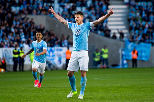 Malmö FFs Markus Rosenberg jublar