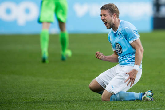 Malmö FFs Anton Tinnerholm jublar