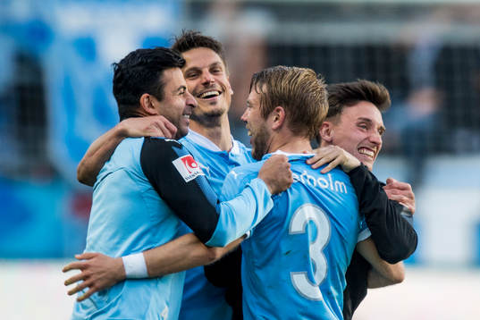 Malmö FFs Behrang Safari, Markus Rosenberg, Anton