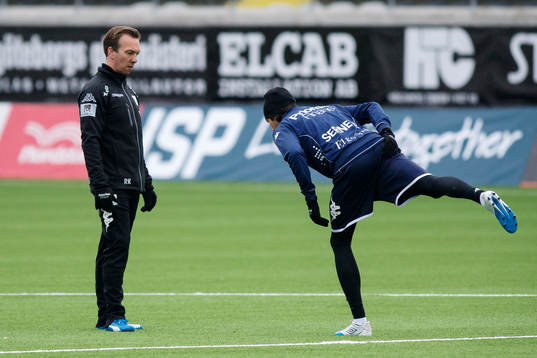 Fysio Roland Kaldus och Mikkel Diskerud