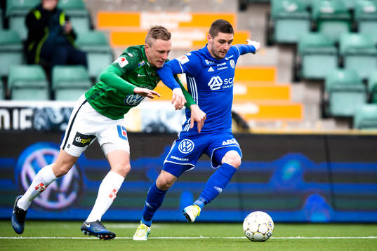 Sundsvalls Kristinn Freyr Sigurdsson och Jönköpings