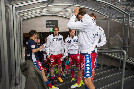 IFK Göteborgs Mikael Boman, August Erlingmark och Mattias