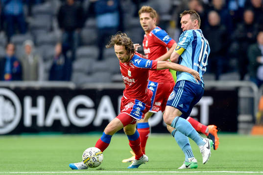 IFK Göteborgs Mikkel Diskerud och Djurgårdens Kim