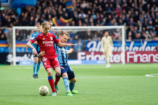 IFK Göteborgs Elias Mar Omarsson och Djurgårdens Jacob