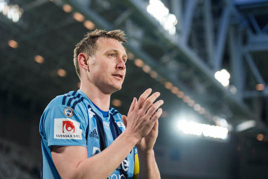 Djurgårdens Kim Källström jublar