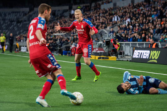 IFK Göteborgs Henrik Björdal reagerar