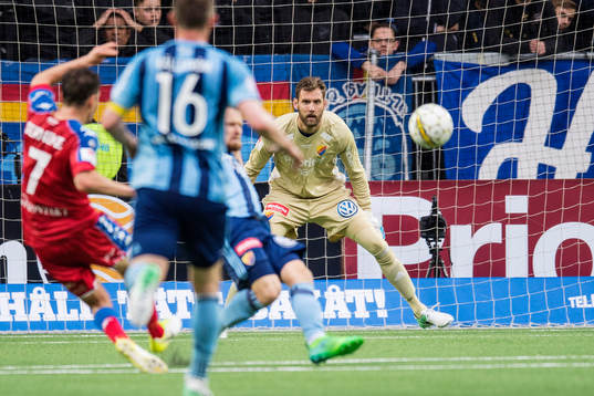 Djurgårdens målvakt Andreas Isaksson