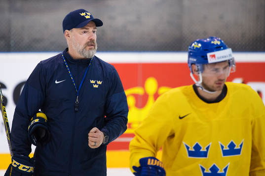 Förbundskapten Rikard Grönborg på Sveriges