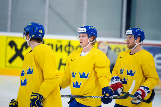 Nicklas Bäckström och Oscar Lindberg på Sveriges