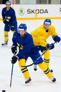 Linus Omark och John Klingberg på Sveriges