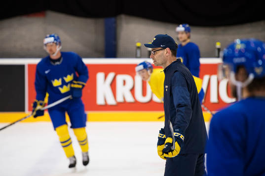 Assisterande tränare Peter Popovic på Sveriges