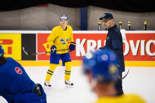 Assisterande tränare Peter Popovic på Sveriges