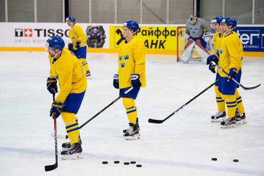 Joel Lundqvist, William Nylander, John Klingberg och Marcus