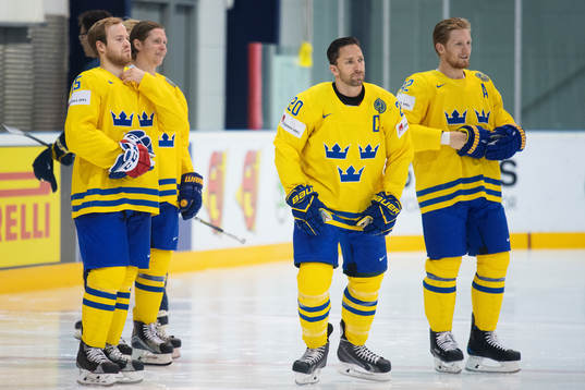 Oscar Lindberg, Nicklas Bäckström, Joel Lundqvist och