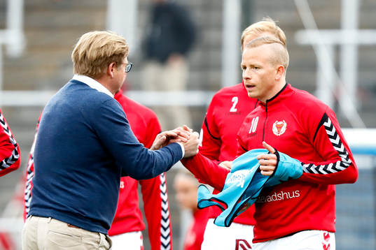 Kalmars tränare Peter Swärdh och Tobias Eriksson