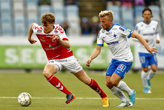Kalmars Svante Ingelsson och Norrköpings Niclas Eliasson