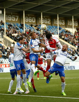 Norrköpings Jón Gudni Fjóluson, Sebastian Andersson,