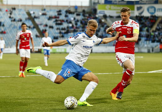 Norrköpings Sebastian Andersson och Kalmars Viktor Elm
