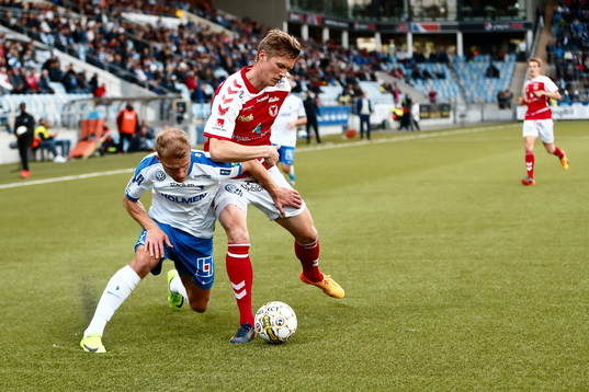 Norrköpings Sebastian Andersson och Kalmars Viktor Elm
