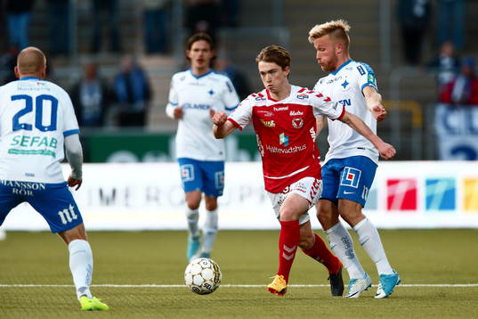 Kalmars Carl Johansson och Norrköpings Nicklas Bärkroth