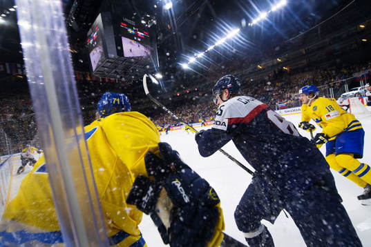 Sveriges William Karlsson och Dennis Everberg och
