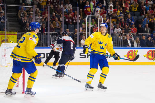 Sveriges Joakim Nordström och William Karlsson