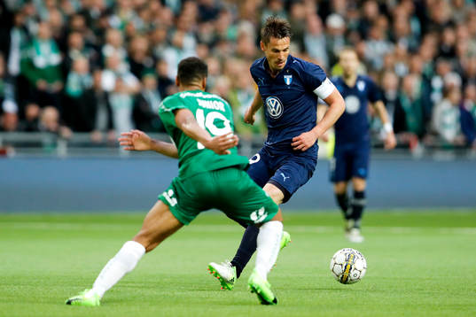 Hammarbys Serge-Junior Martinsson Ngouali och Malmö FFs