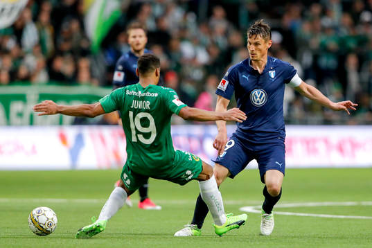 Hammarbys Serge-Junior Martinsson Ngouali och Malmö FFs