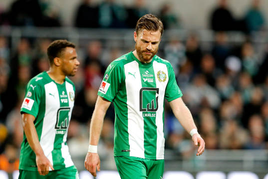 Hammarbys Arnór Smárason deppar