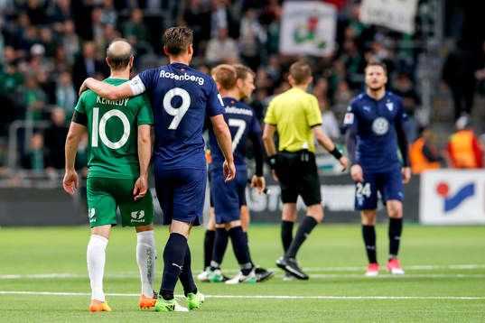 Hammarbys Kennedy Bakircioglu och Malmö FFs Markus