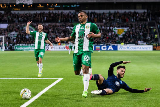Hammarbys Serge-Junior Martinsson Ngouali och Malmö FFs