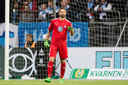 Malmö FFs målvakt Johan Wiland