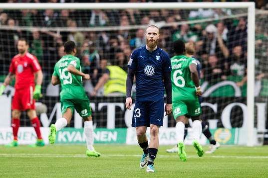 Malmö FFs Jo Inge Berget deppar