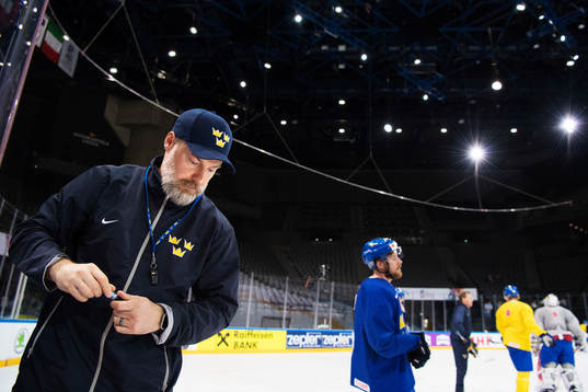 Förbundskapten Rikard Grönborg på Sveriges