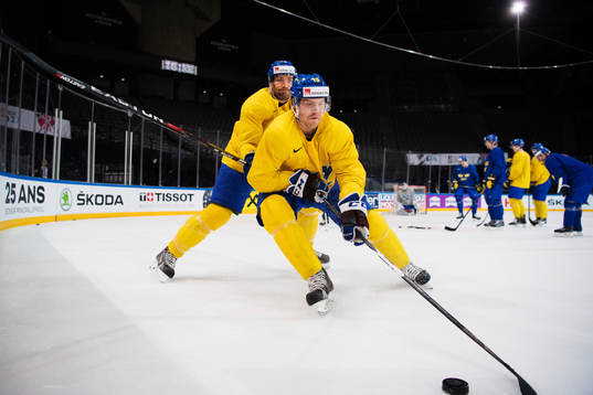 Joel Lundqvist och Oscar Lindberg på Sveriges