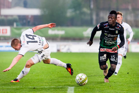 GAIS Alexander Leksell och Varbergs Thomas Boakye