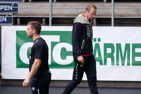 Anders Svensson och manager Magnus Haglund