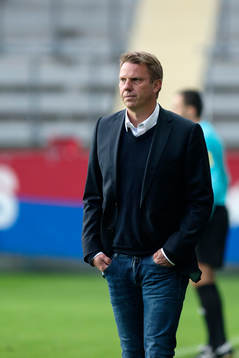 Falkenbergs tränare Hans Eklund