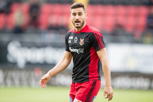 Östersunds Sotirios Papagiannopoulos värmer upp