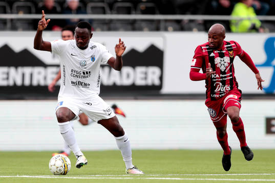 Sirius Moses Ogbu och Östersunds Samuel Mensiro