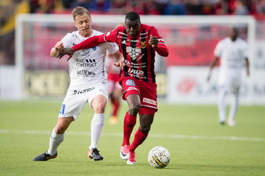 Östersunds Ken Sema mot Sirius Christer Gustafsson