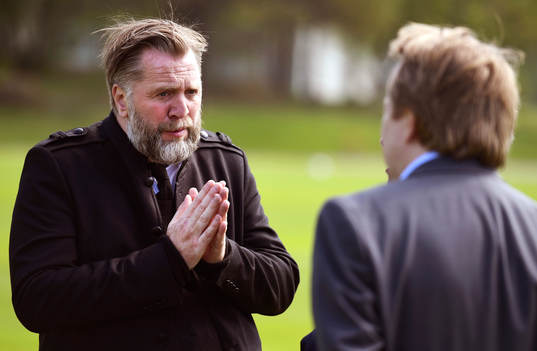 Björn Wesström, sportchef och Mikael Ahlerup, VD AIK