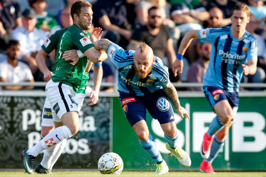 Jönköpings Tom Siwe och Djurgårdens Magnus Eriksson
