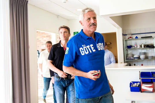 Mats Gren, sportchef, och Frank Andersson, ordförande,
