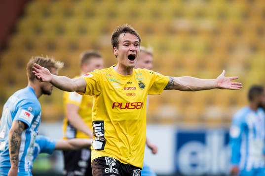 Elfsborgs Viktor Prodell reagerar