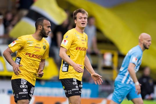 Elfsborgs Viktor Prodell och Issam Jebali