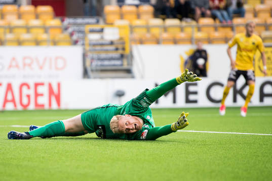 AFC Eskilstunas målvakt Tim Erlandsson