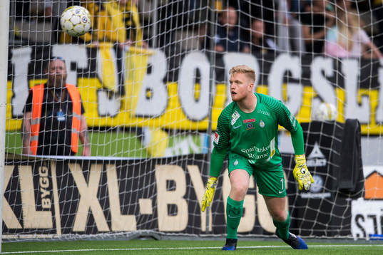 AFC Eskilstunas målvakt Tim Erlandsson